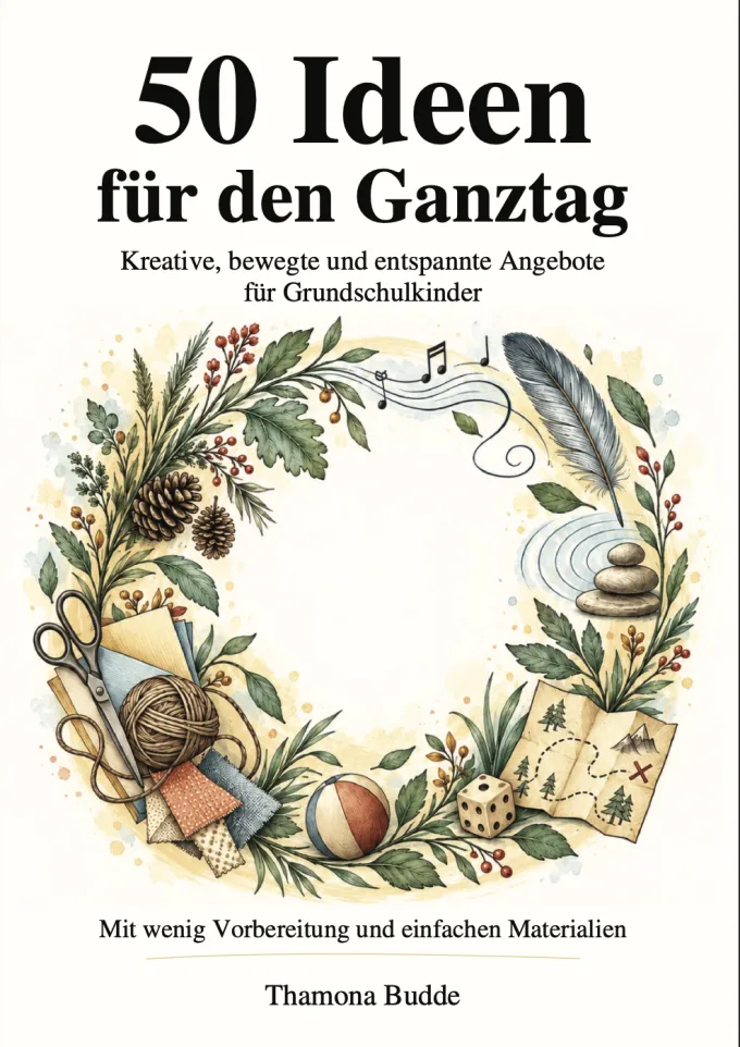 Cover des Buches „50 Ideen für den Ganztag“ von Thamona Budde